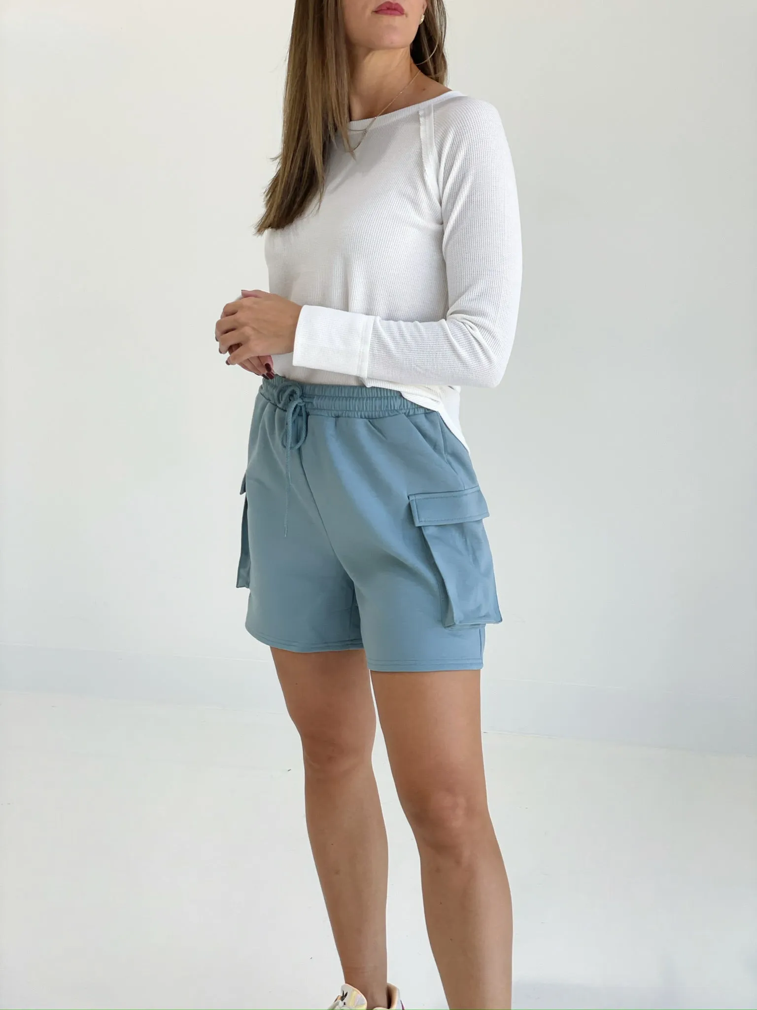 Own Leisure Scuba Shorts - Blue Grey