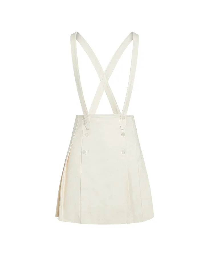 PLEATED SKIRT CREAM