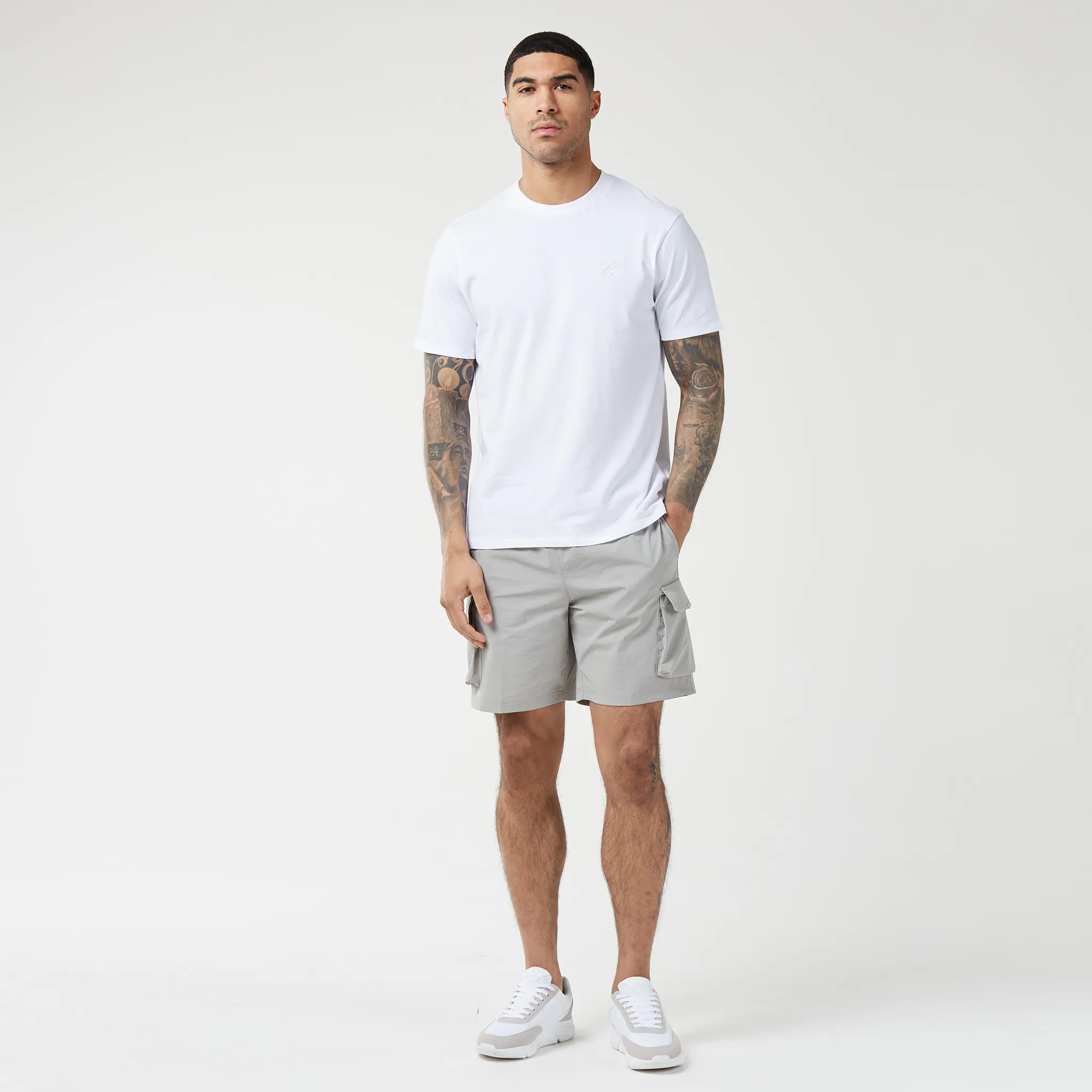 Premium Tech Cargo Short | Stone