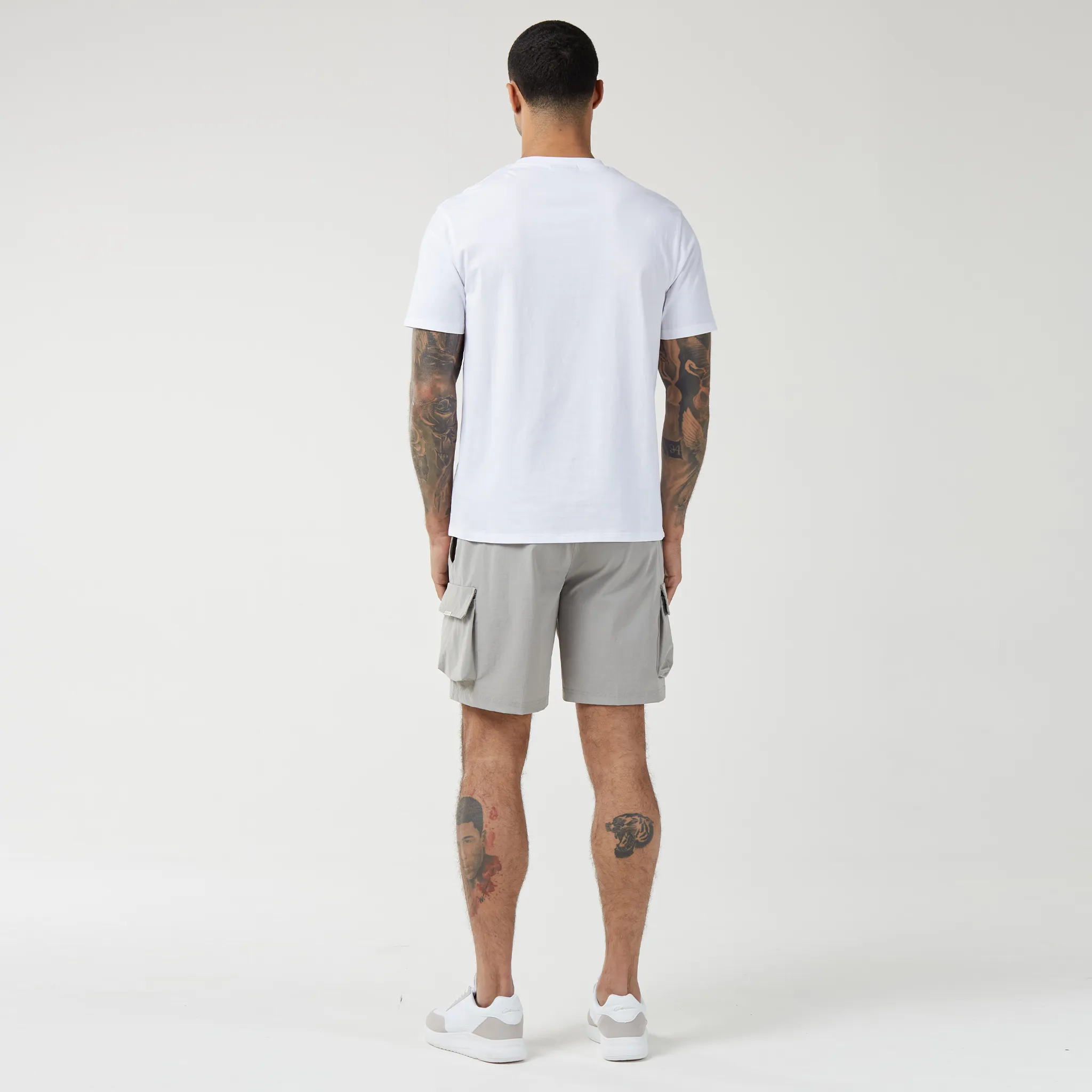 Premium Tech Cargo Short | Stone