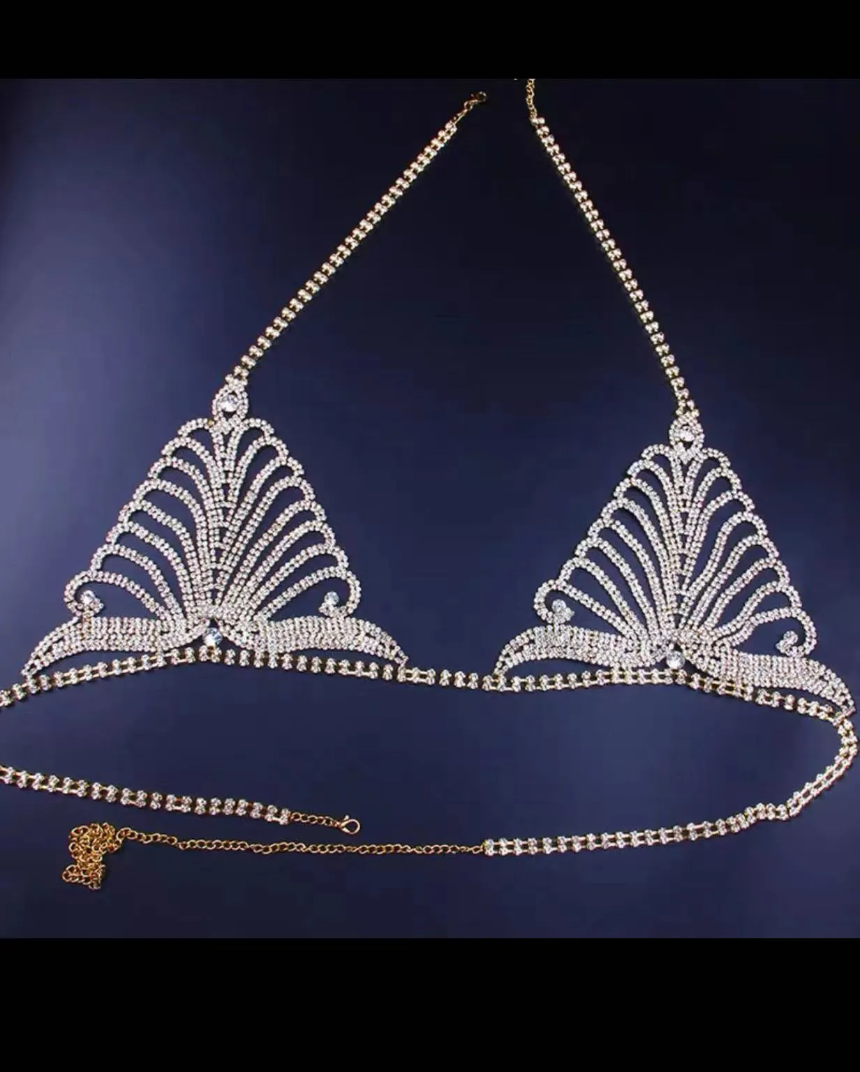 Rhinestone Full Body Design Bikini Sets