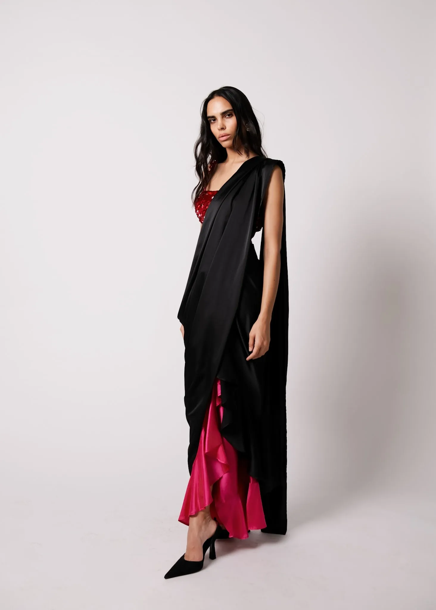 Rosa Blouse with Sari 12 Set