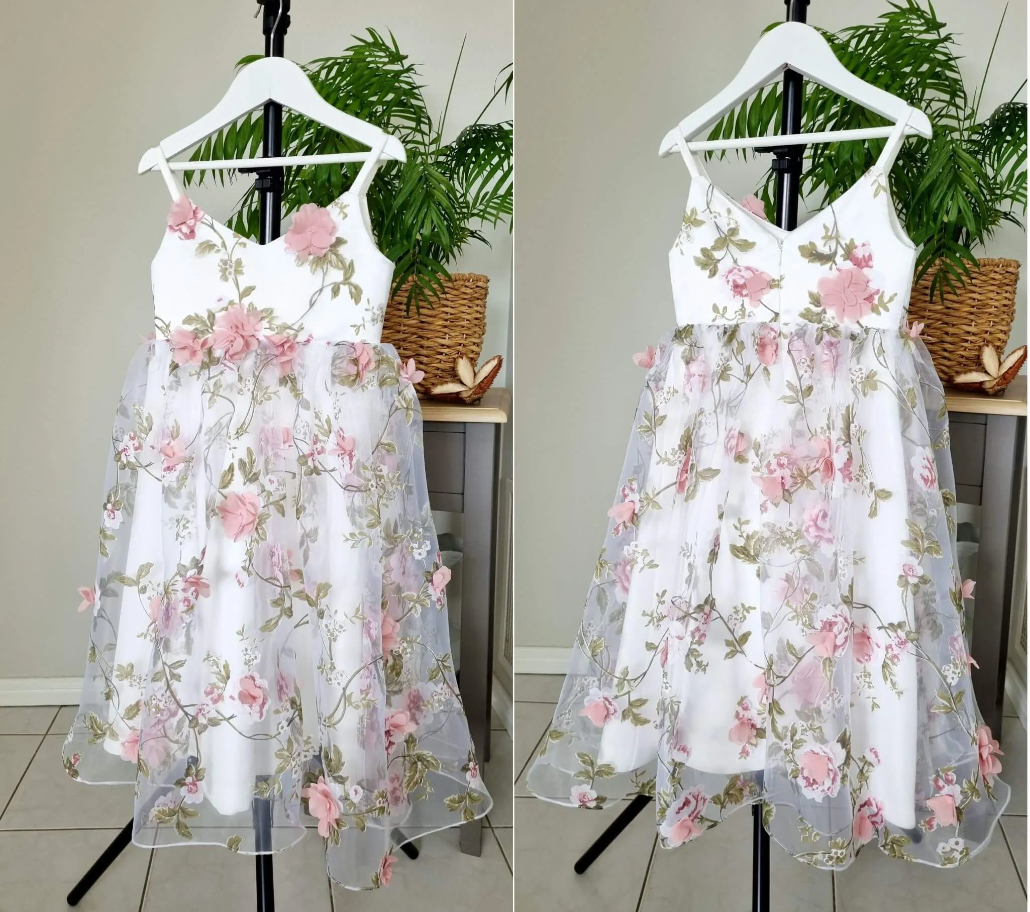 Rosie - Romantic wedding flower girl dress