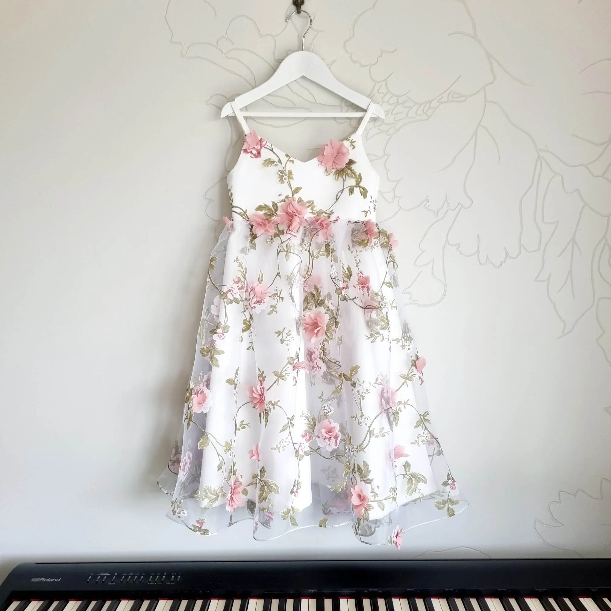Rosie - Romantic wedding flower girl dress