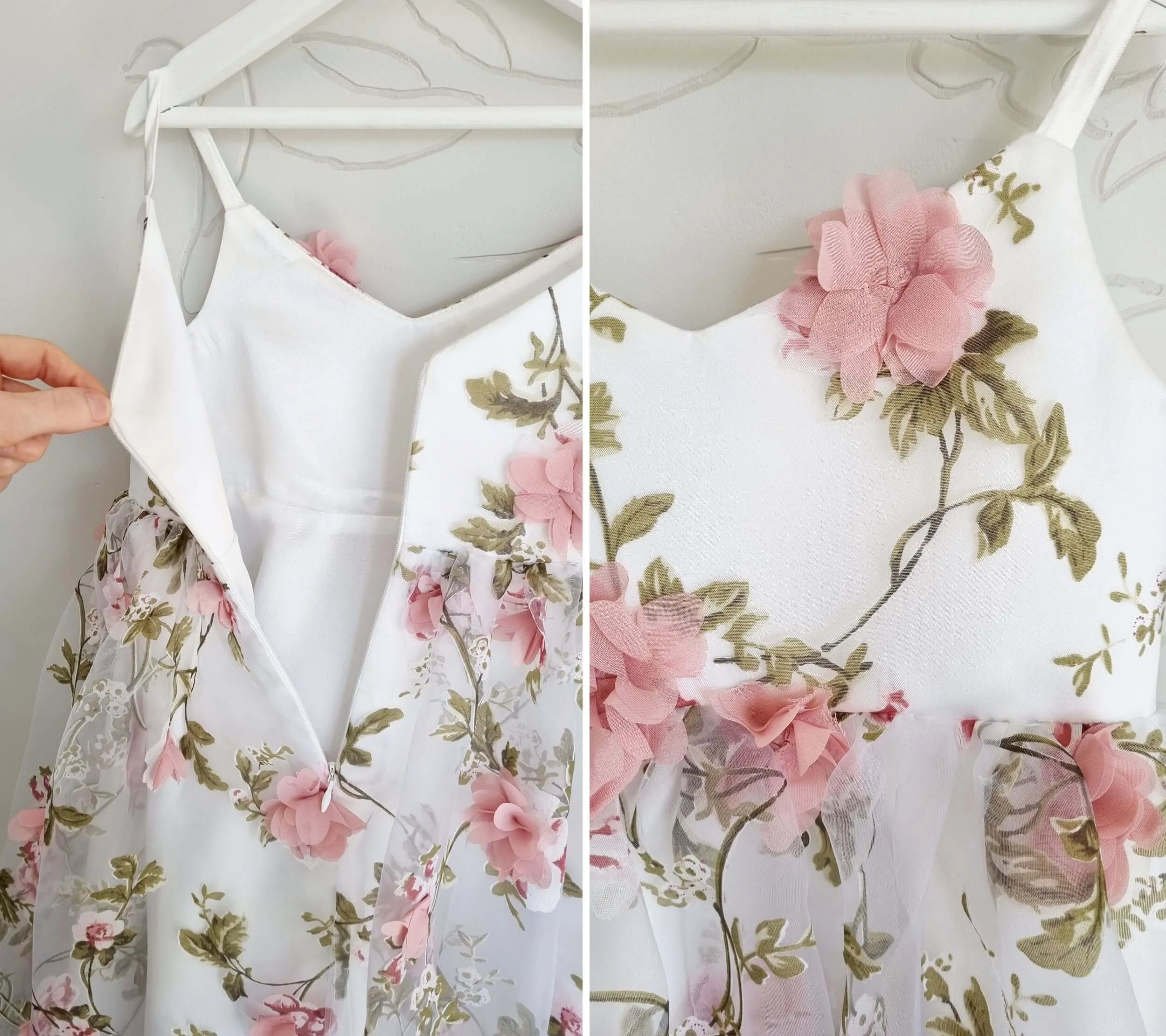 Rosie - Romantic wedding flower girl dress