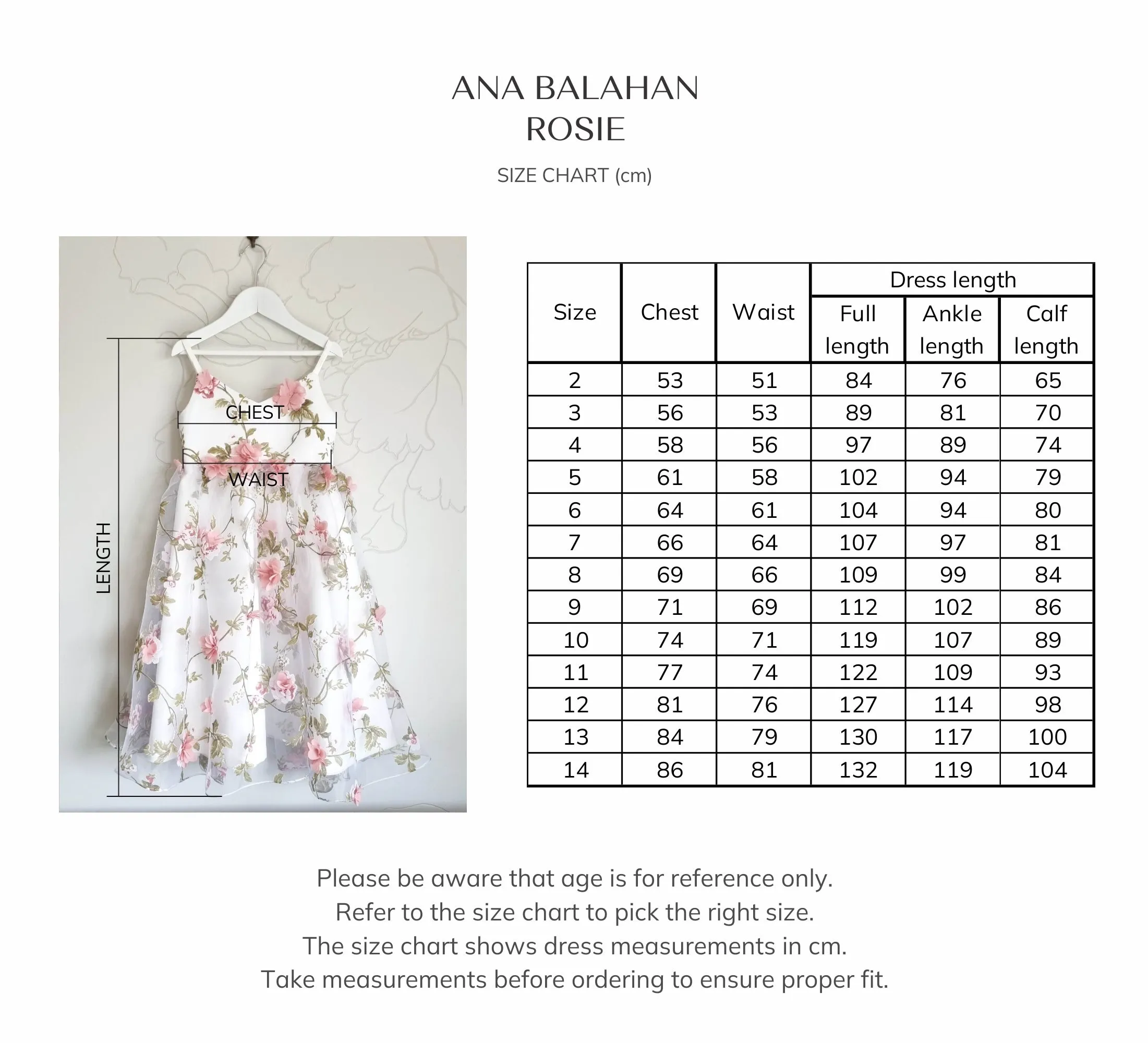 Rosie - Romantic wedding flower girl dress
