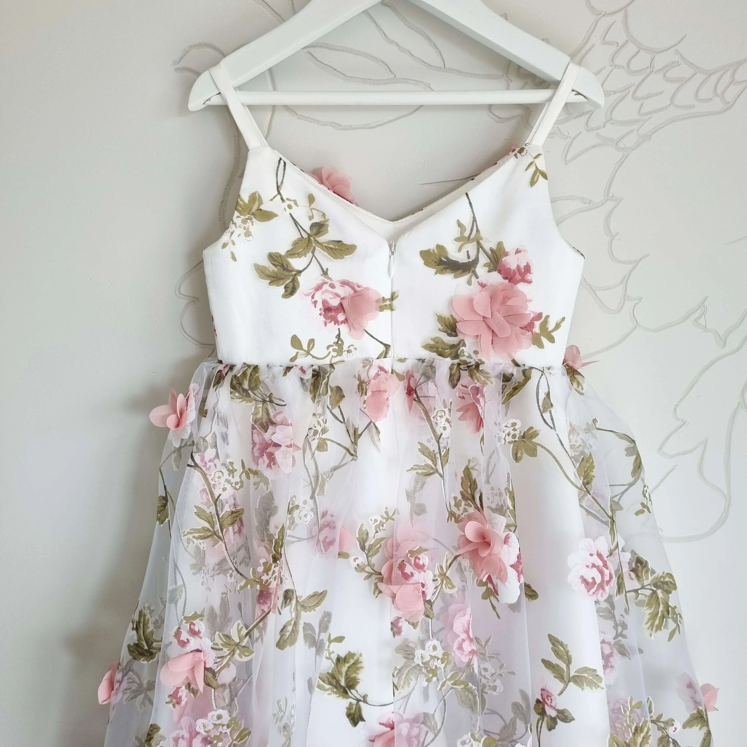 Rosie - Romantic wedding flower girl dress