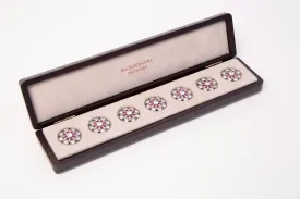 RR SILVER ACHKAN BUTTON SETS