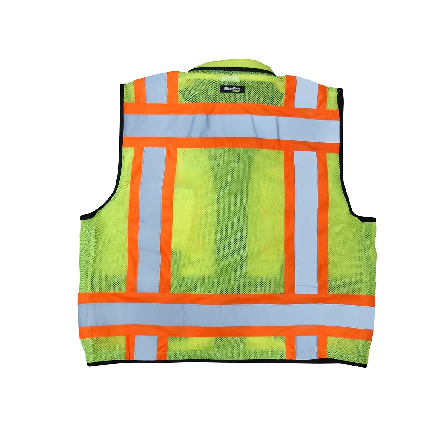 SitePro Premium Surveyor Safety Vest, Class 2 - Lime