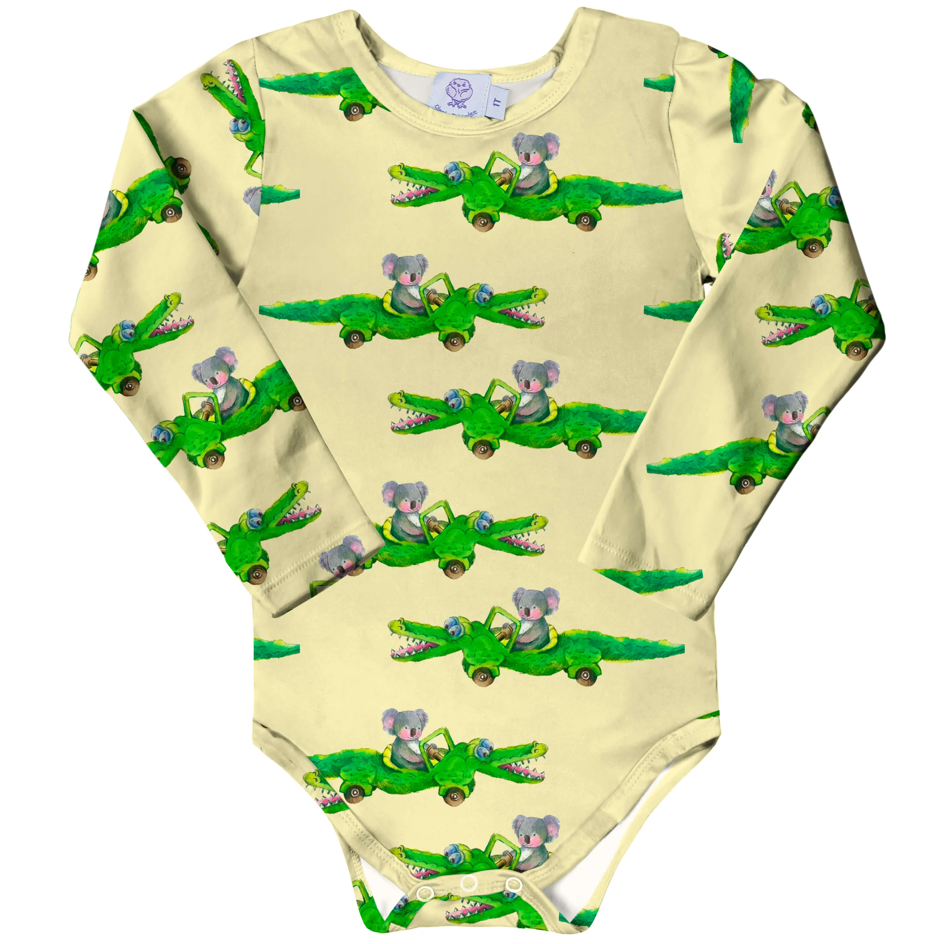 Snappy Speedster Long Sleeve Onesie