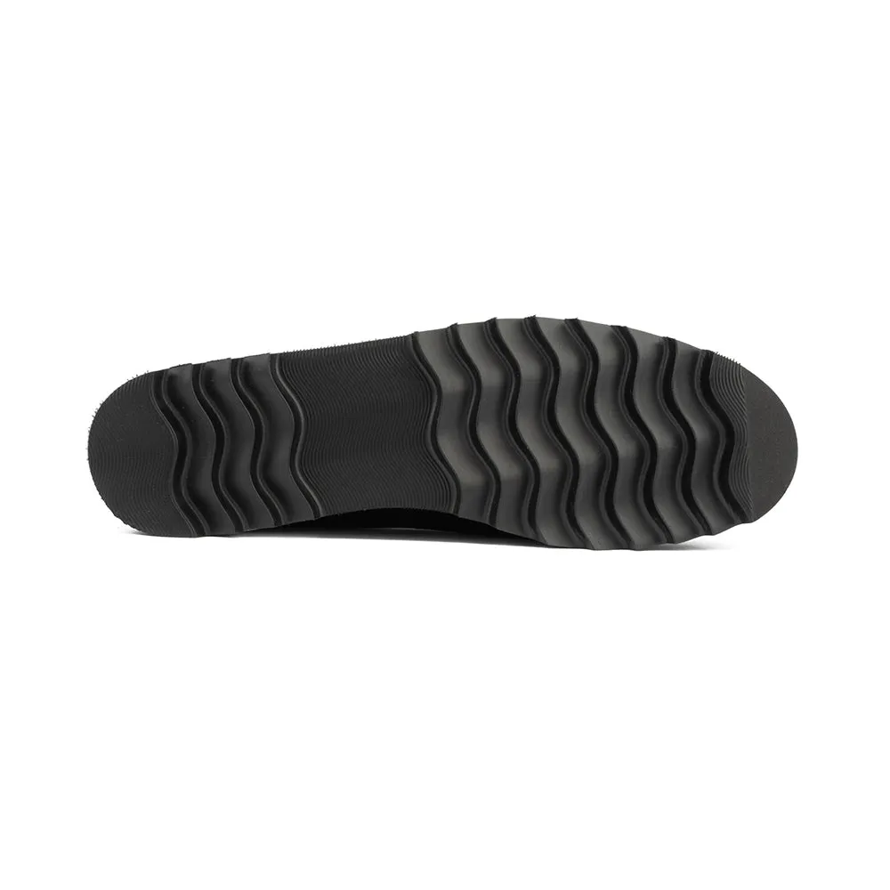 T GRACE BLACK SUEDE