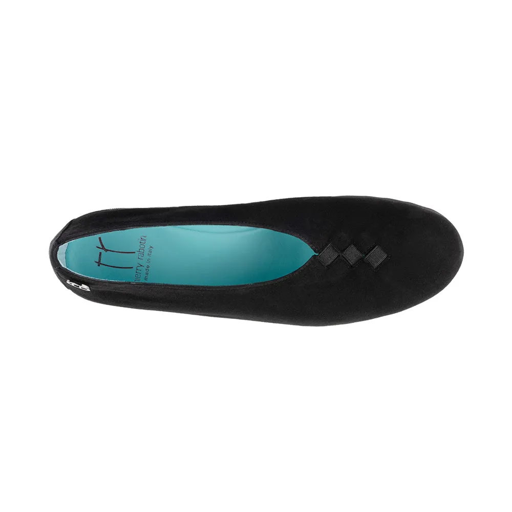 T GRACE BLACK SUEDE