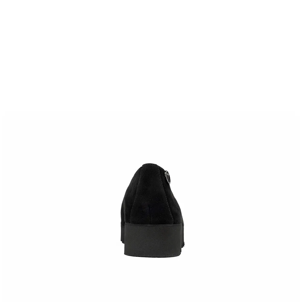 T GRACE BLACK SUEDE