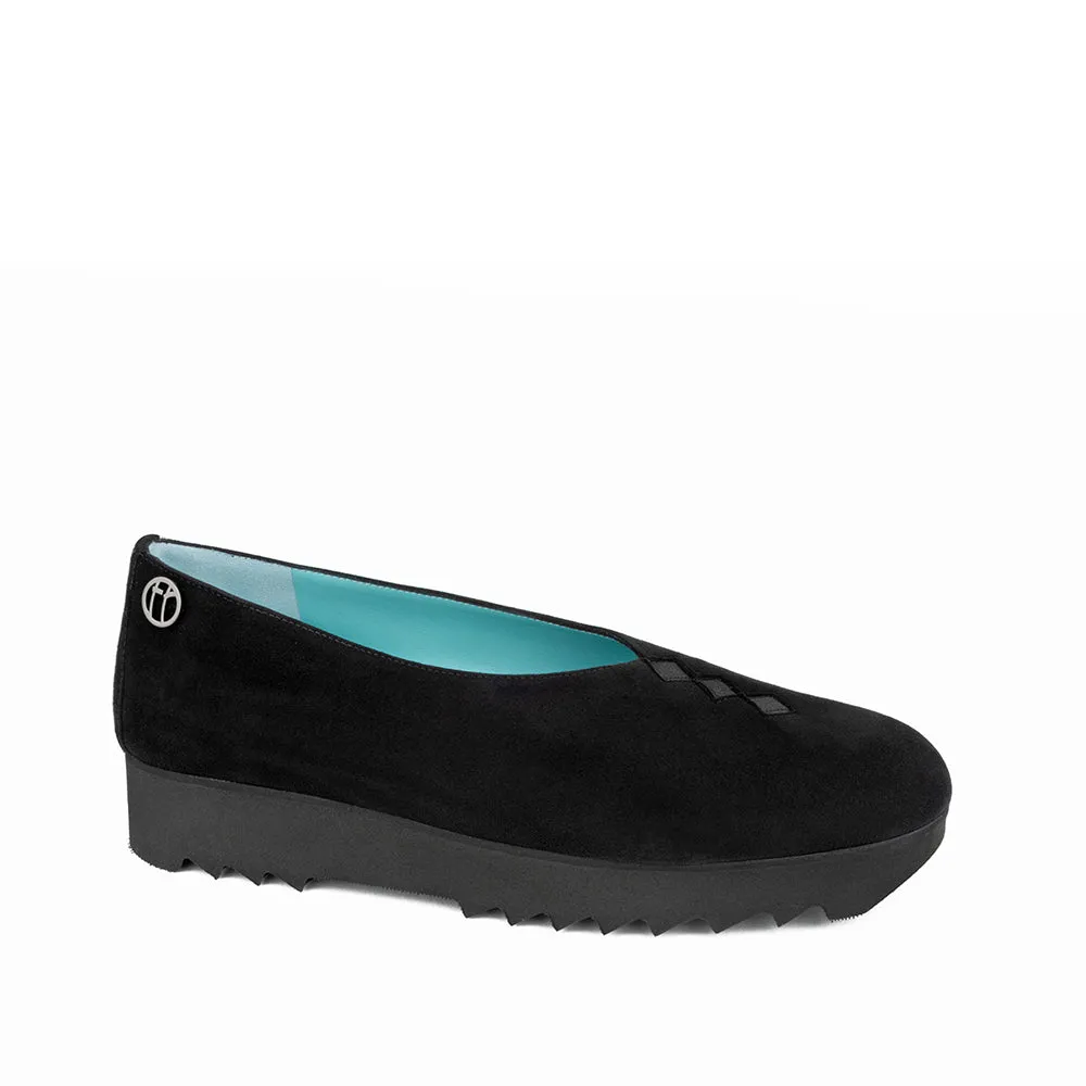 T GRACE BLACK SUEDE