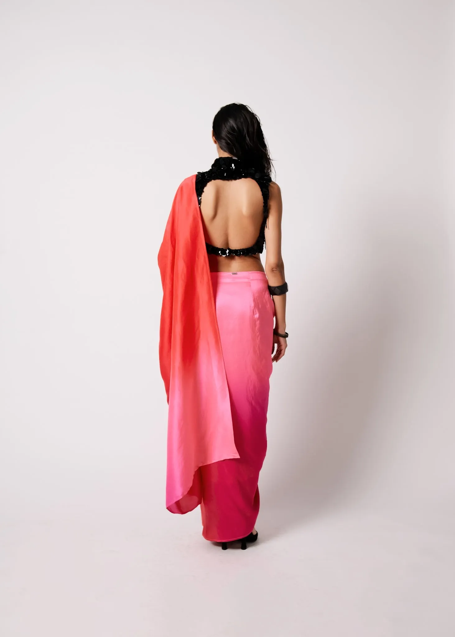 Tasha Top with Ombré Masai Godet Sari