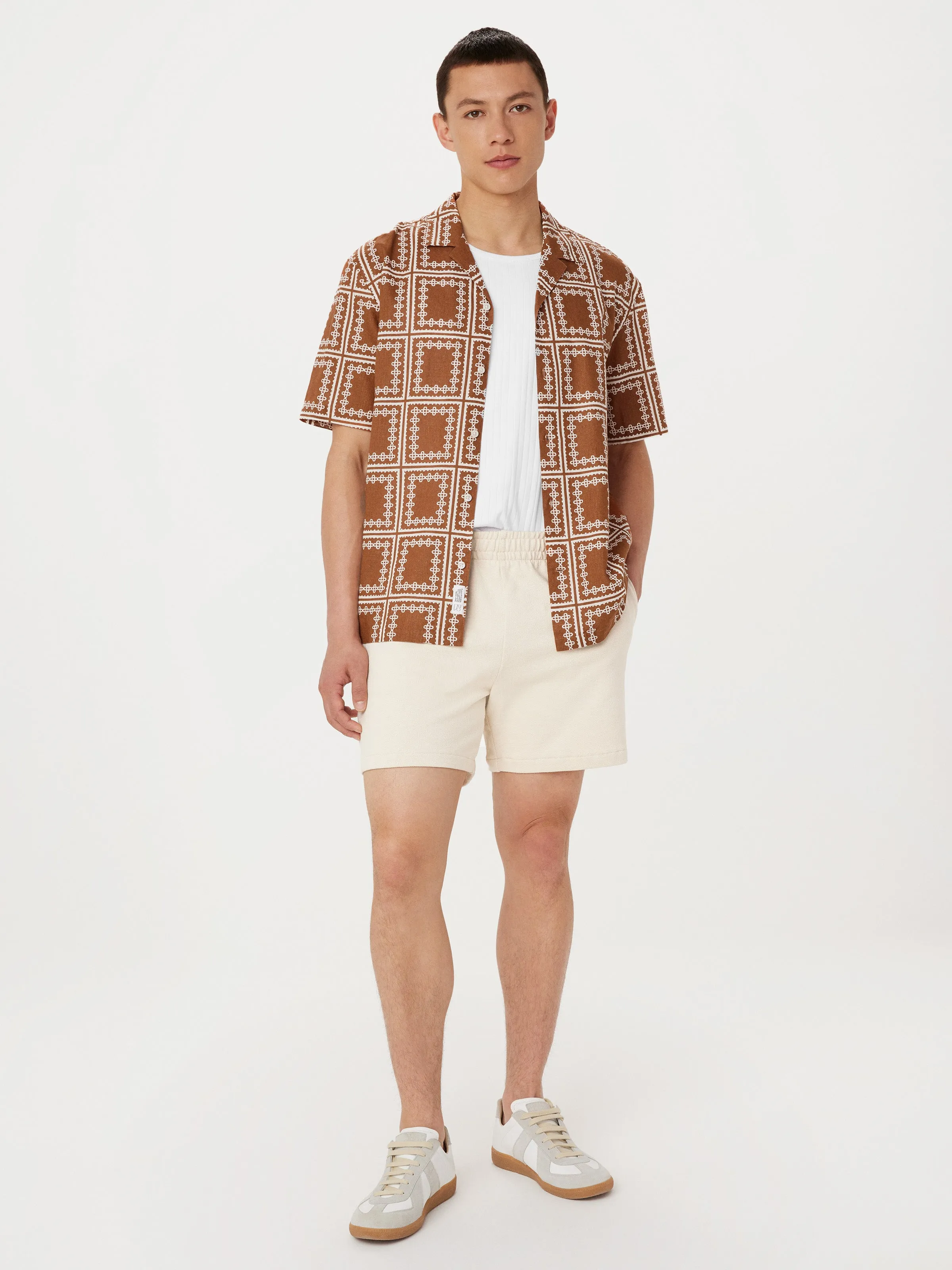 The Owen French Terry Short in Oatmeal