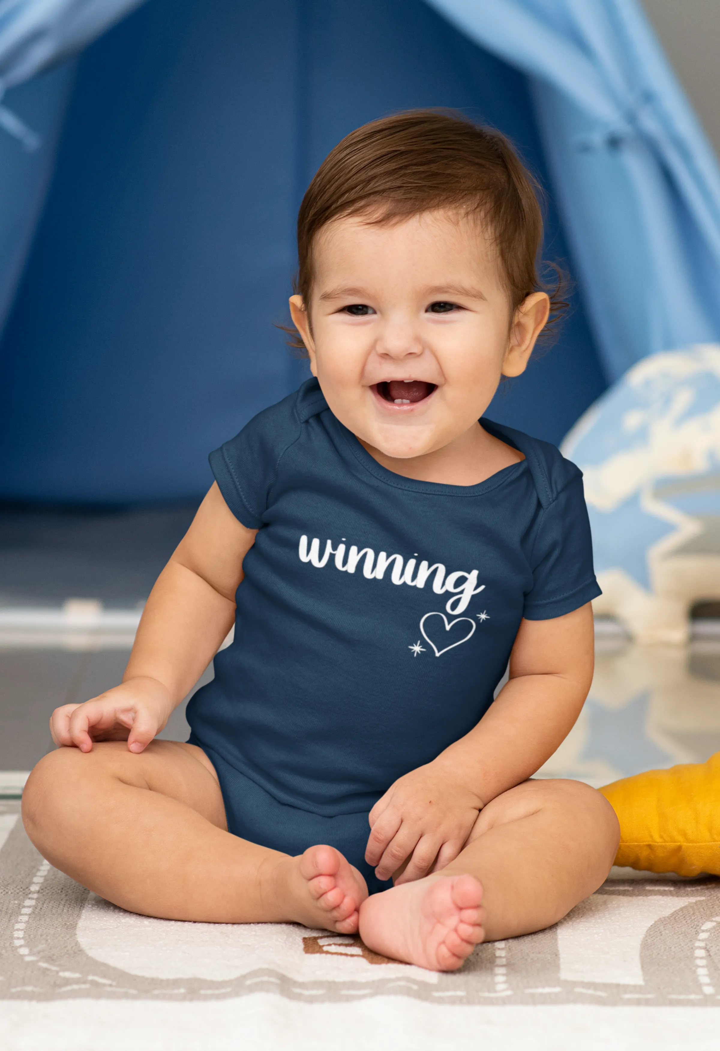 Twinning is Winning Matching Baby Onesie Set