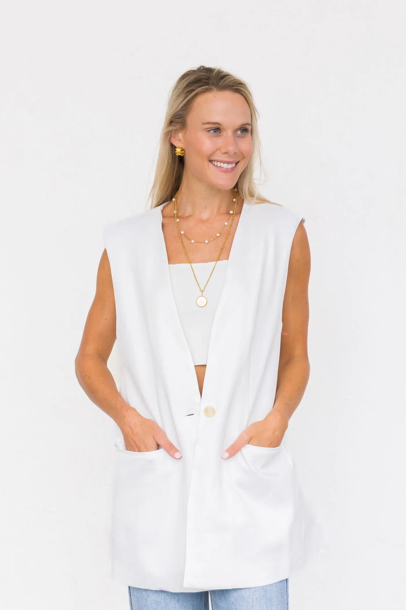 TYLA BLAZER VEST