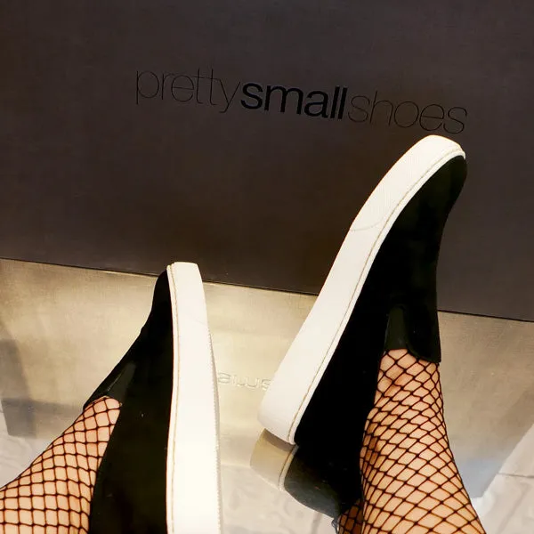 *UK size 3 - LIVE ON - mono white, 3cm heels