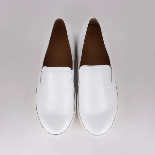 *UK size 3 - LIVE ON - mono white, 3cm heels