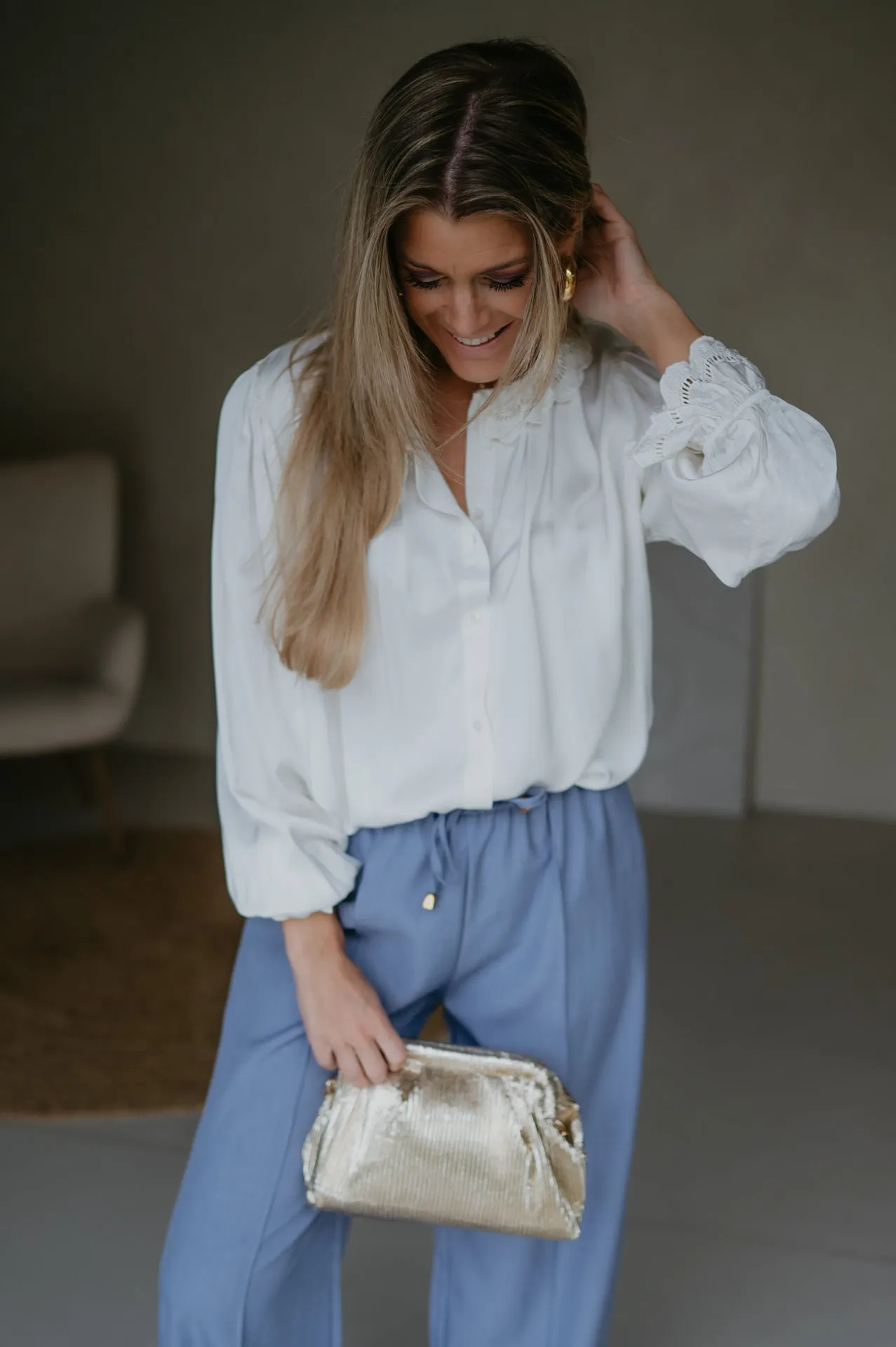 Vedere blouse I Ecru