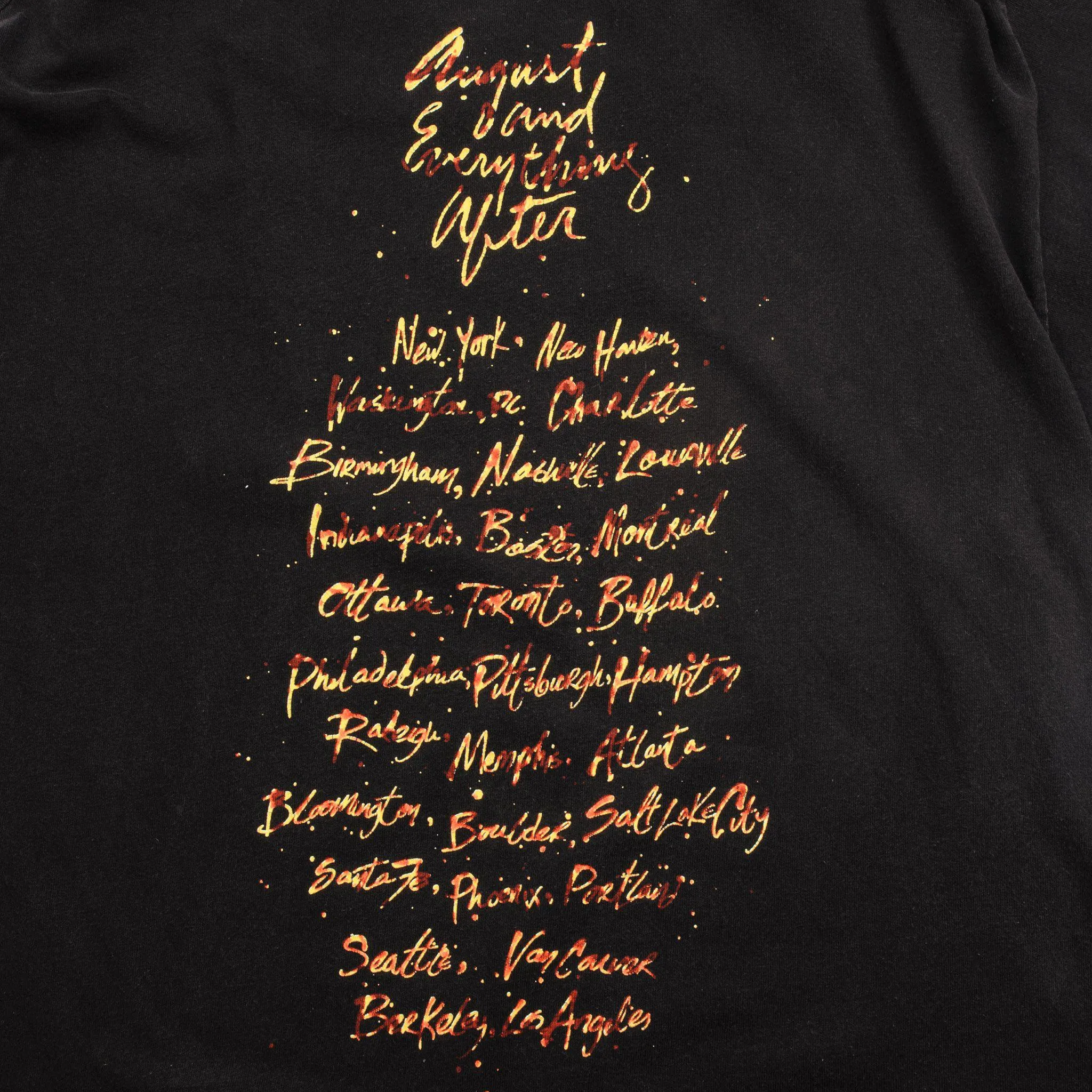 VINTAGE COUNTING CROWS AUGUST AND EVERYTHING AFTER TOUR TEE SHIRT 1993 SIZE LARGE