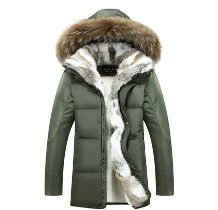 White Down Jacket 2019 Women Winter Sweater Jacket Long Fur Parka Warm Plus Size Outwear