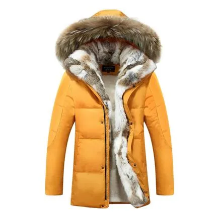 White Down Jacket 2019 Women Winter Sweater Jacket Long Fur Parka Warm Plus Size Outwear