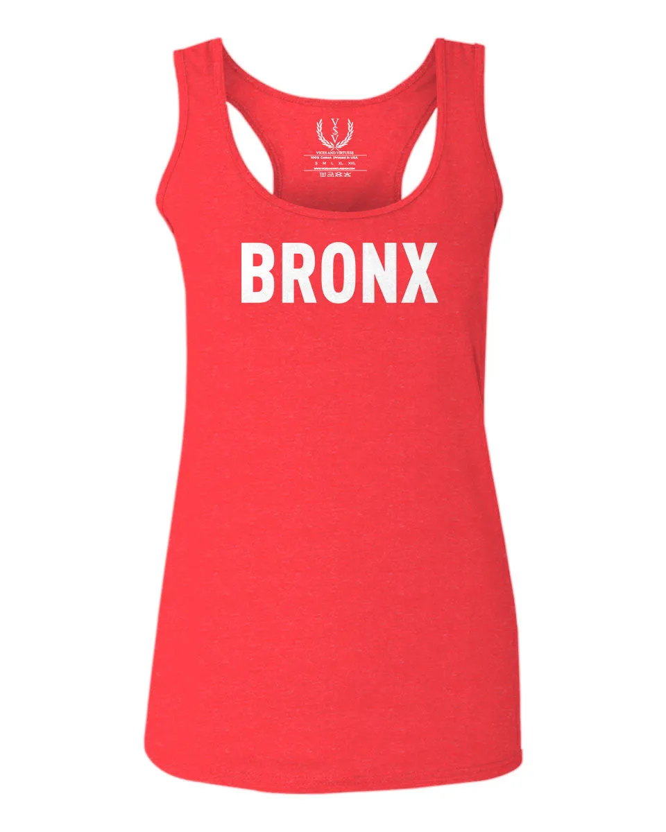 White Fonts New York Bronx NYC America Hipster Street  women's Tank Top sleeveless Racerback