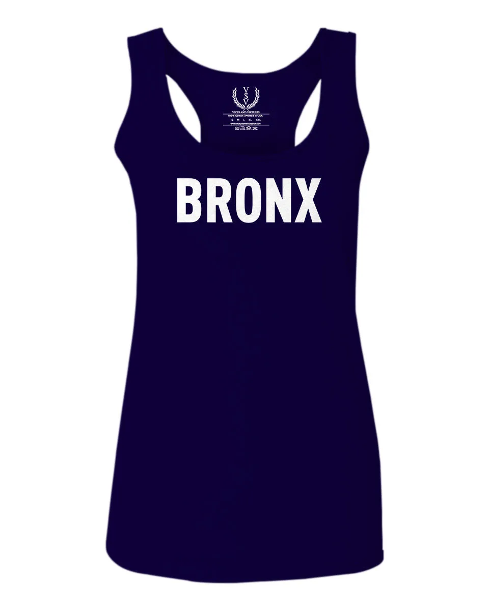 White Fonts New York Bronx NYC America Hipster Street  women's Tank Top sleeveless Racerback