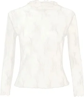 White Lace Layering Top