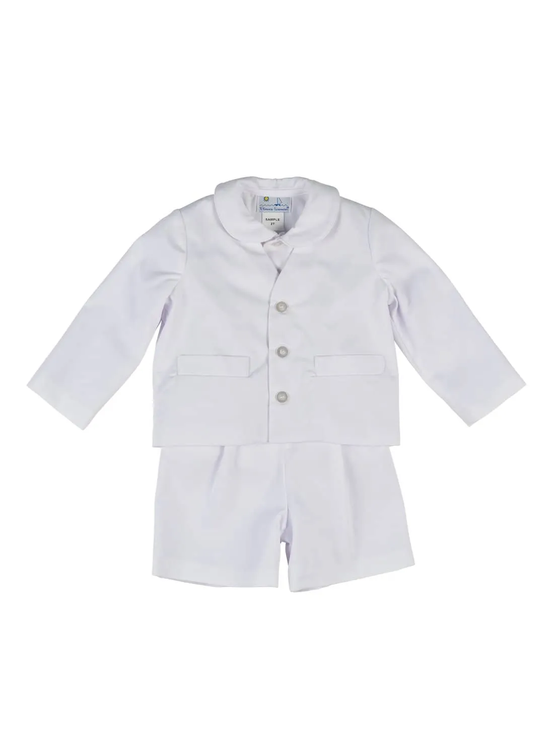 White Pique Eton Suit