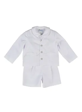 White Pique Eton Suit
