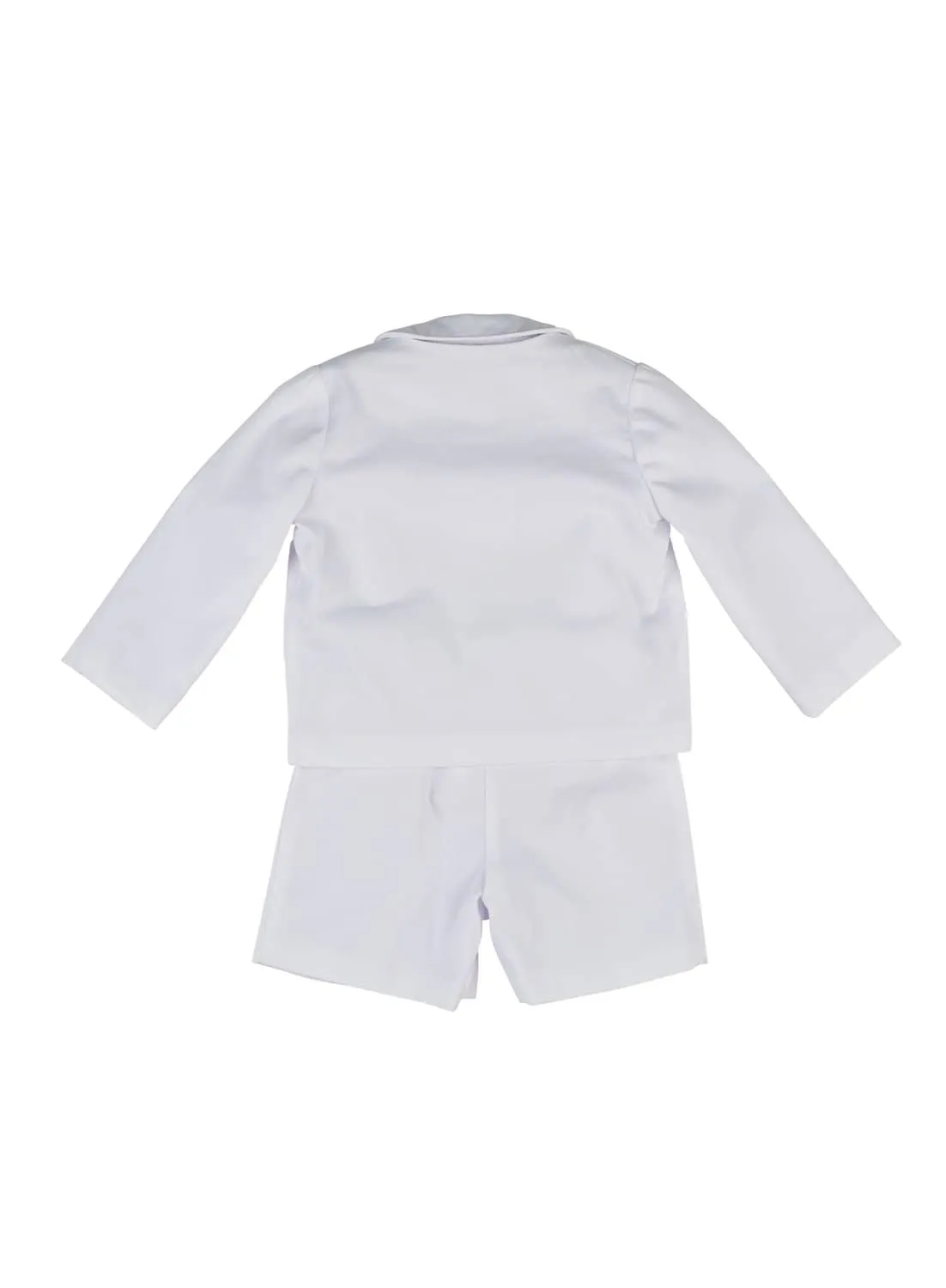 White Pique Eton Suit