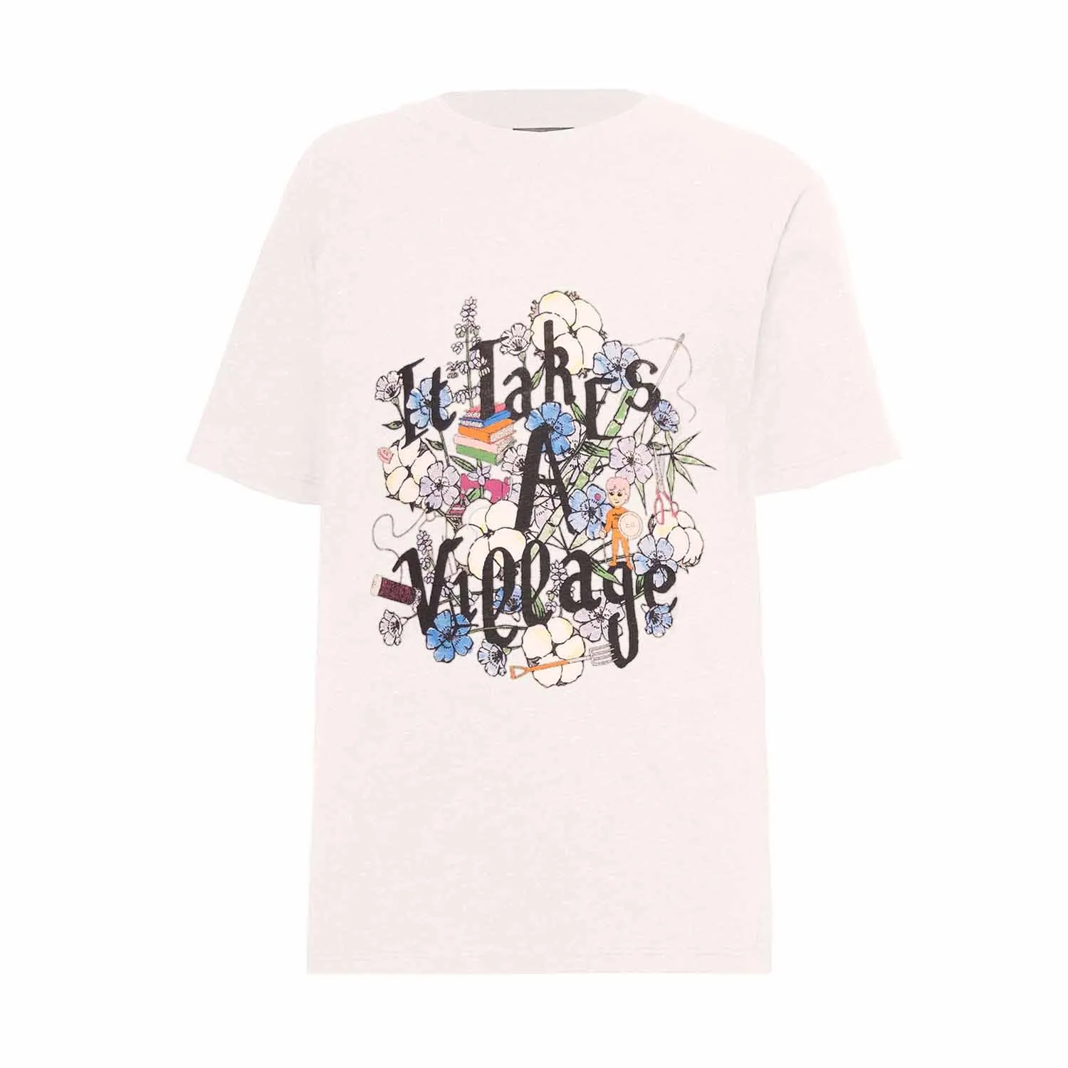 Wit Kinder T-shirt met Print