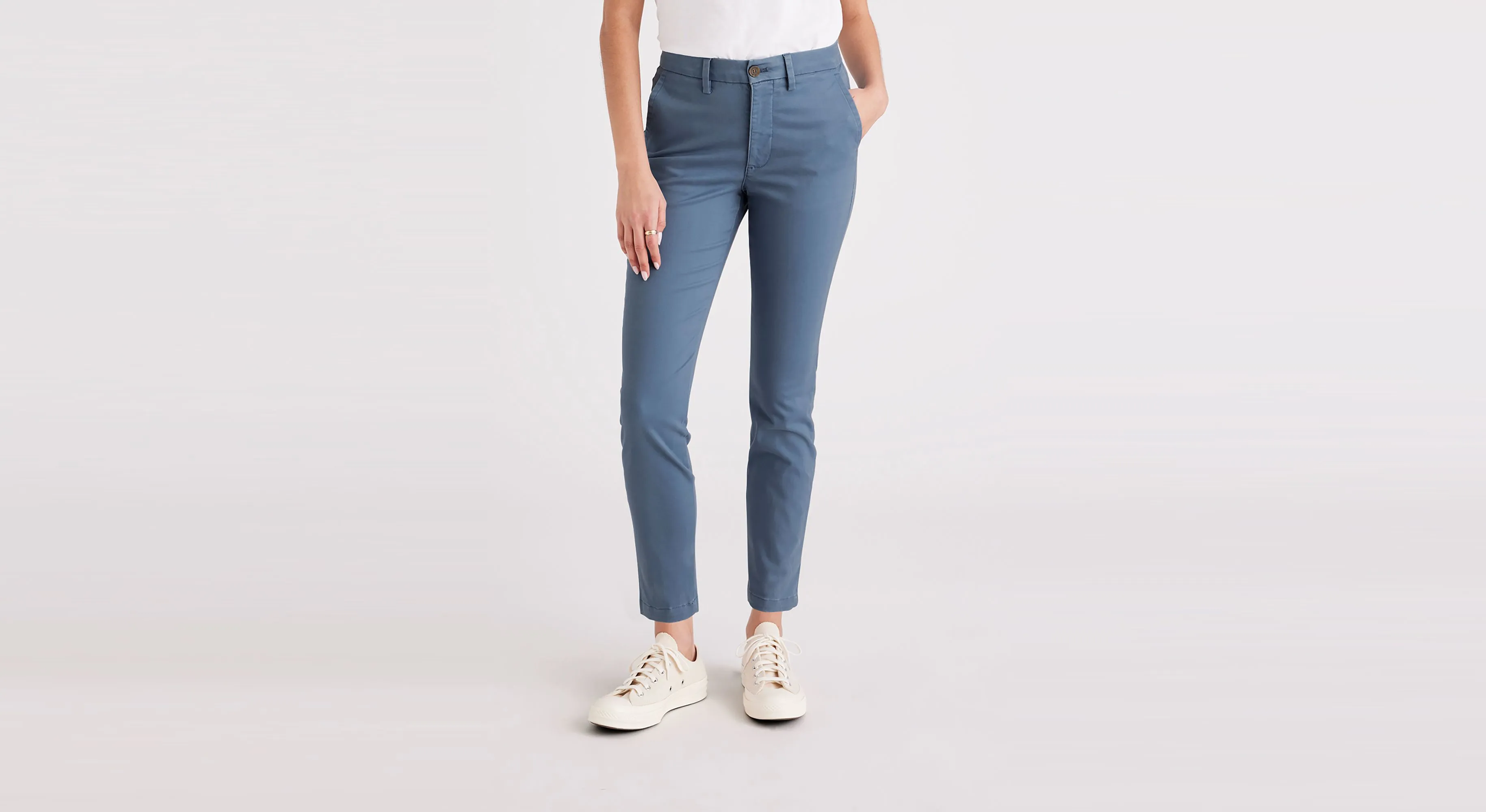 Women's Skinny Fit Chino Pants