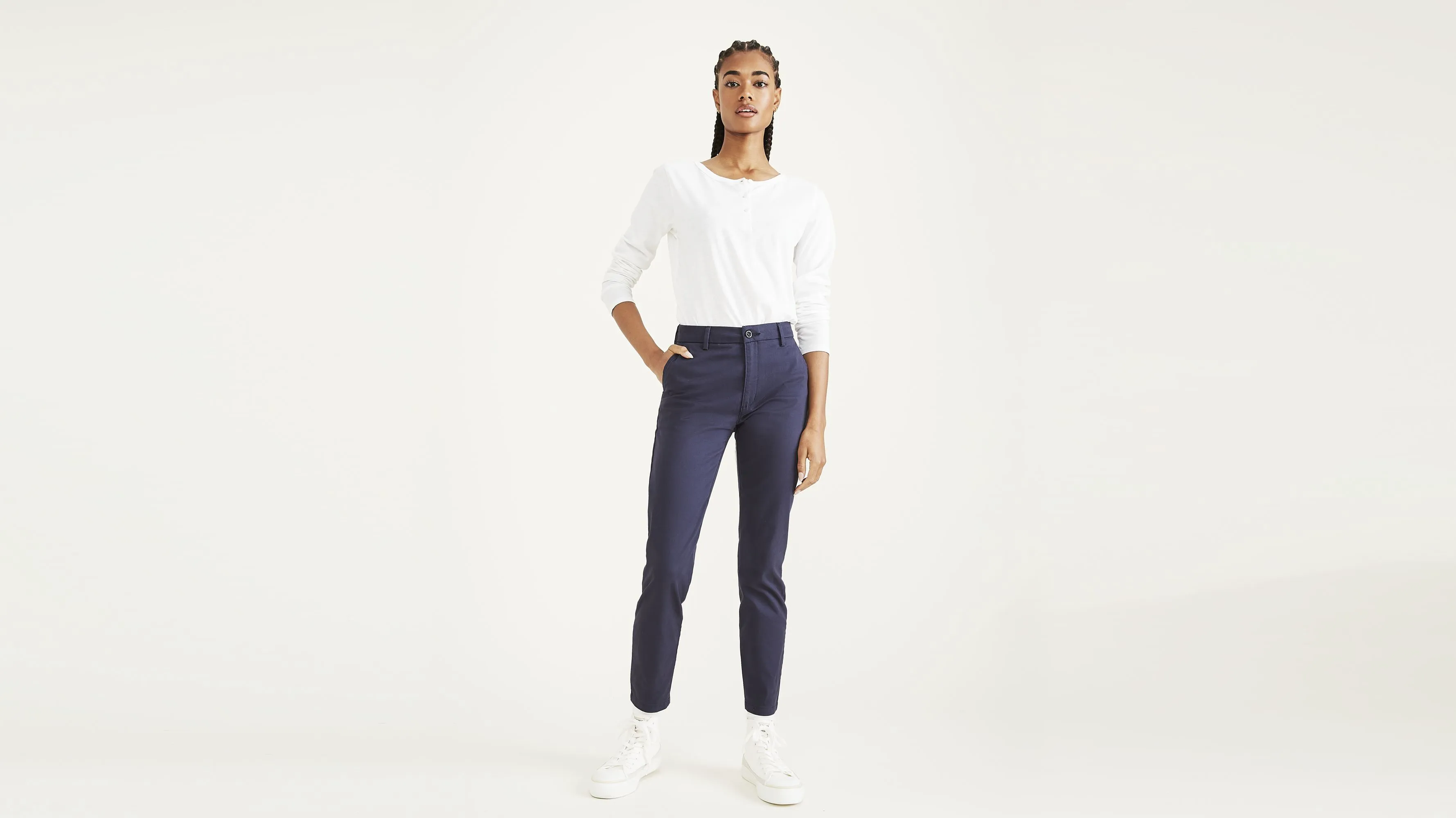 Women's Skinny Fit Chino Pants