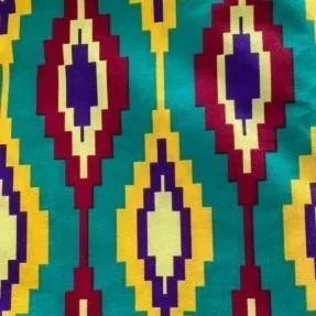 ZP-Ruffle African Print Dress