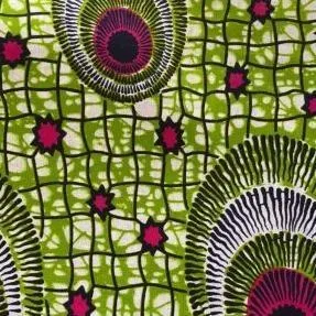 ZP-Ruffle African Print Dress