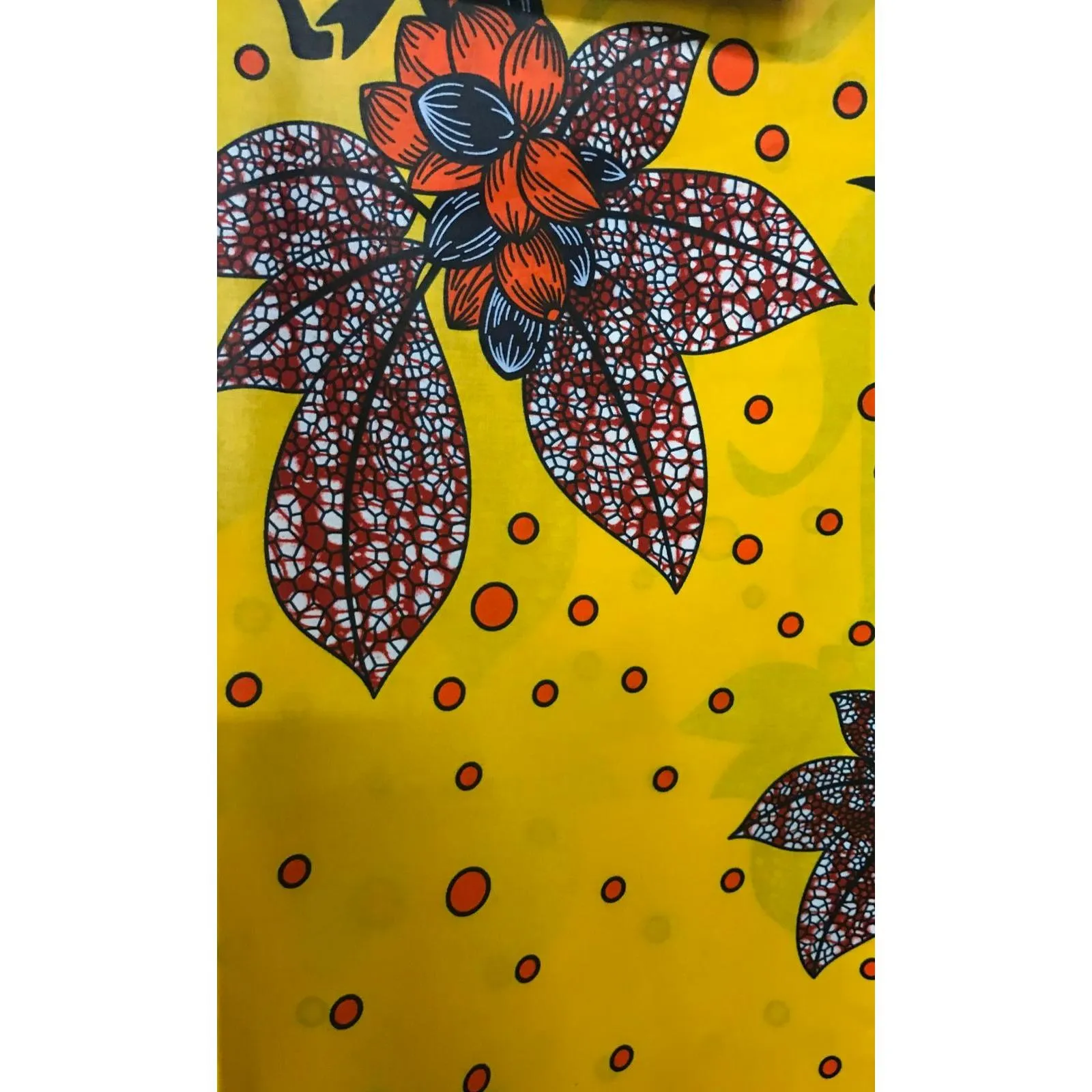 ZP-Ruffle African Print Dress